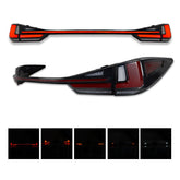 JDM Black Full LED Tail Lights with Sequential Indicator & Garnish for Lexus RX RX200T RX300 RX350 RX450H 2016 - 2020 - Mars Performance